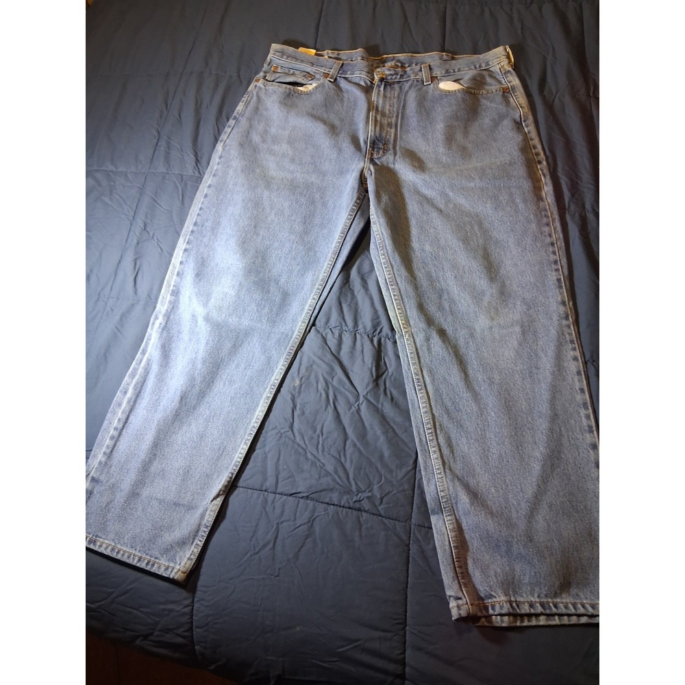 Levi's 550 Relaxed Fit‎ Men's Straight Jeans Size 42x30 Blue Medium Wash Denim